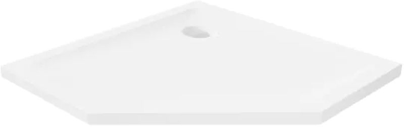 New Trendy Mild Fünfeckige Duschwanne 90x90 cm weiß B-0624