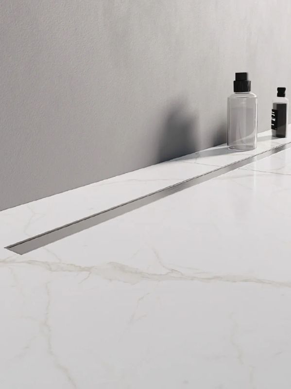 New Trendy Visio Slim Linienablauf 70 cm chrom OL-0087