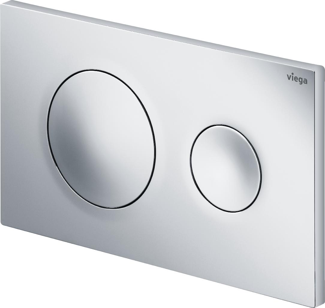 Viega Visign Betätigungsplatte für Toilette stahl 773786