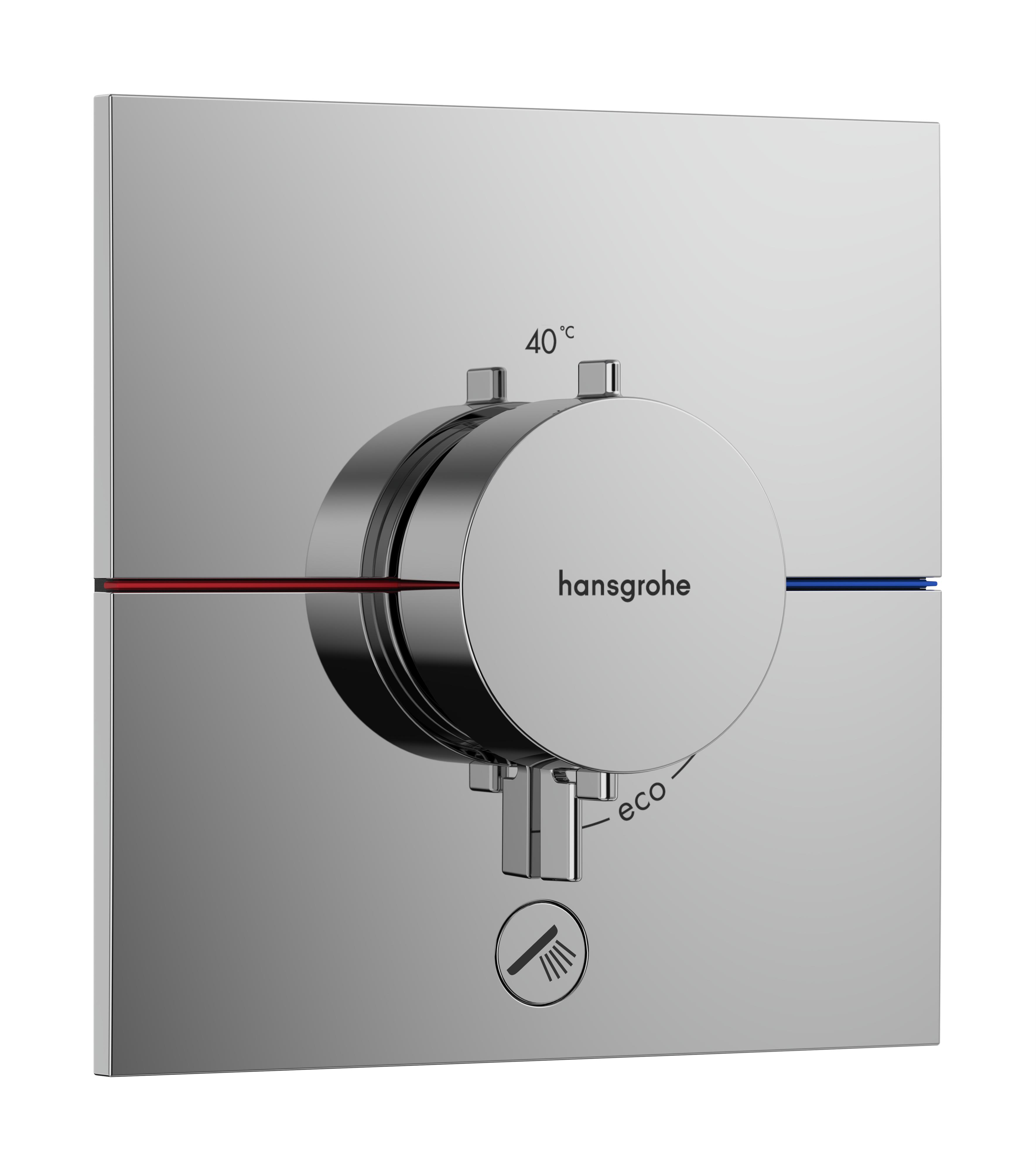Hansgrohe ShowerSelect Comfort E Duschbatterie Unterputz mit Thermostat chrom 15575000