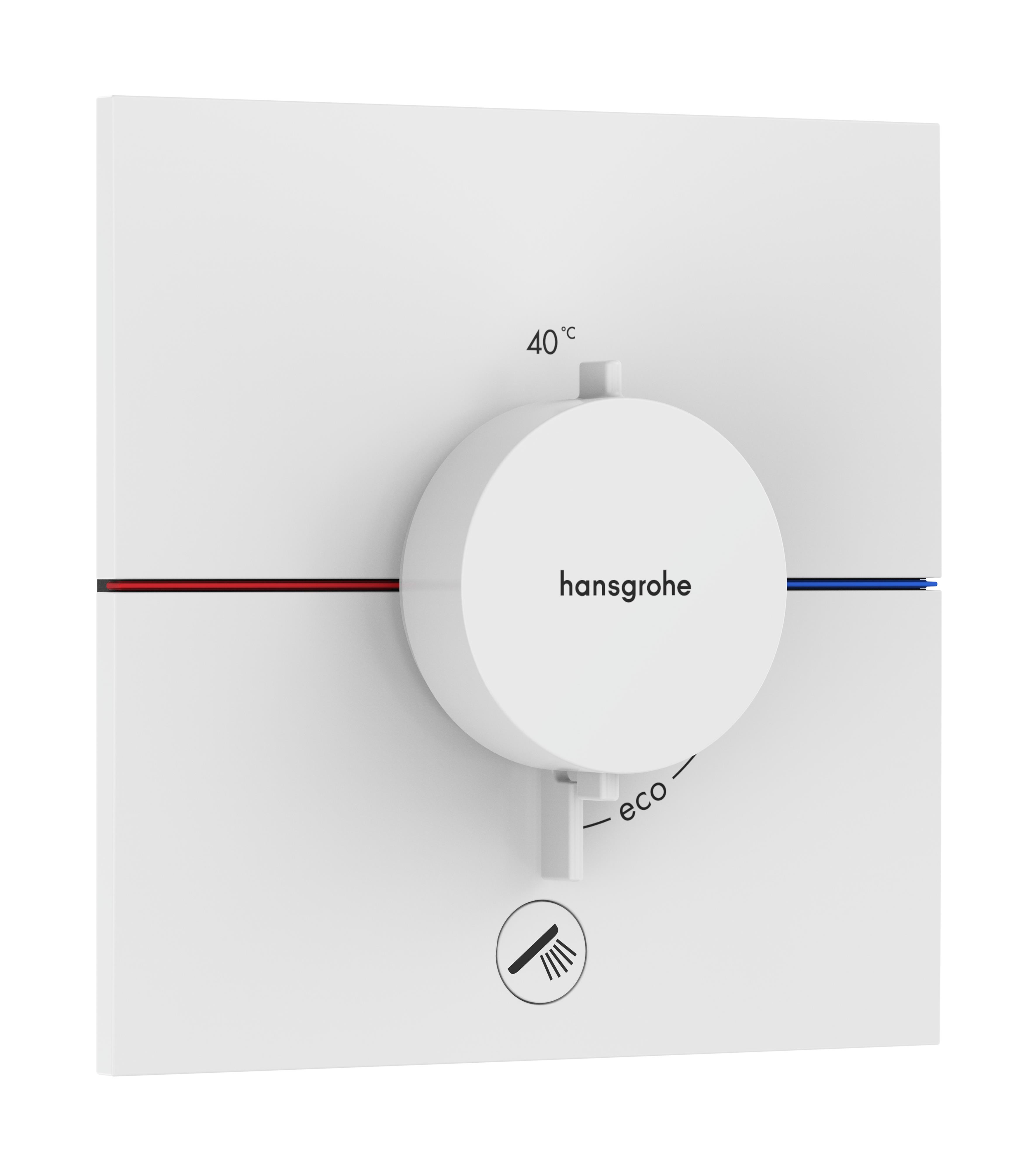 Hansgrohe ShowerSelect Comfort E Duschbatterie Unterputz mit Thermostat weiß 15575700