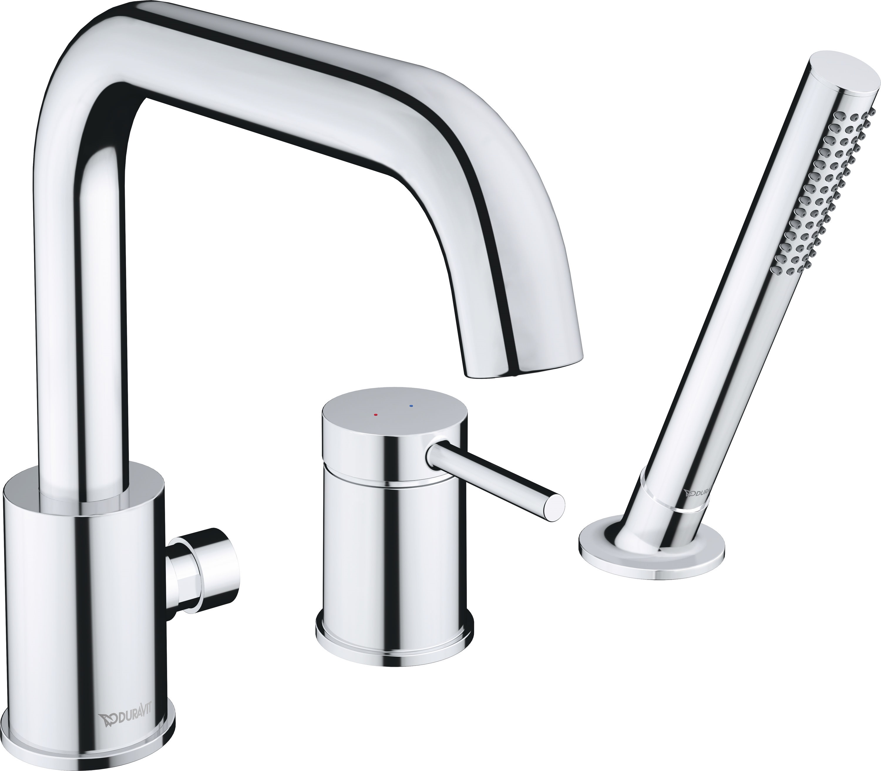 Duravit Circle Badewannen- und Duscharmatur awannenmontiert chrom CE5260000010