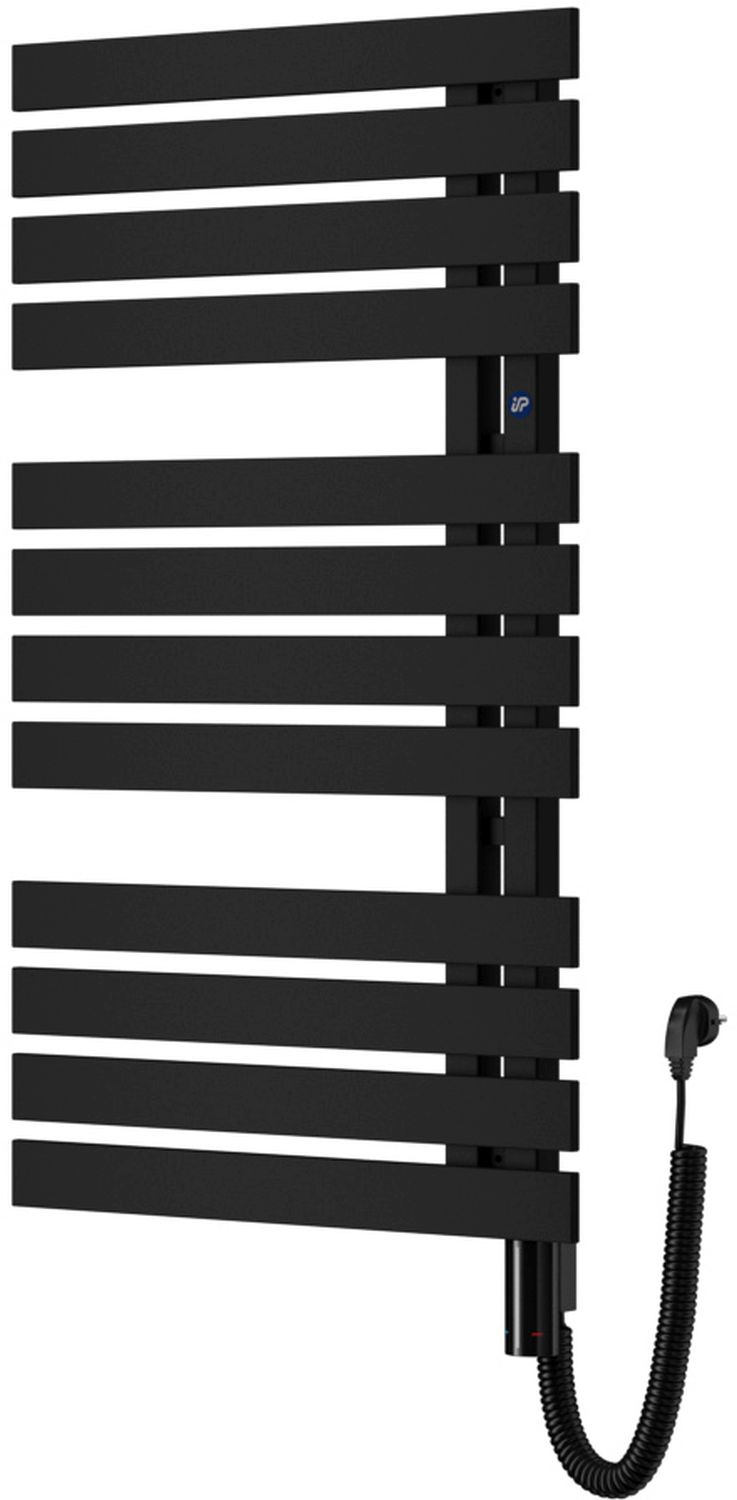 Instal Projekt Pop Star Electro Elektrischer Heizkörper 119x50 cm schwarz POPSE-50/120C75+GH-06C2