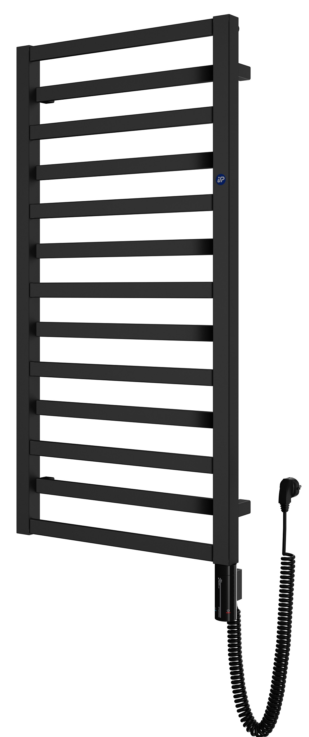 Instal Projekt Poppy Electro Elektrischer Heizkörper 163x60 cm schwarz PPYE-60/160C31+GH-09C2