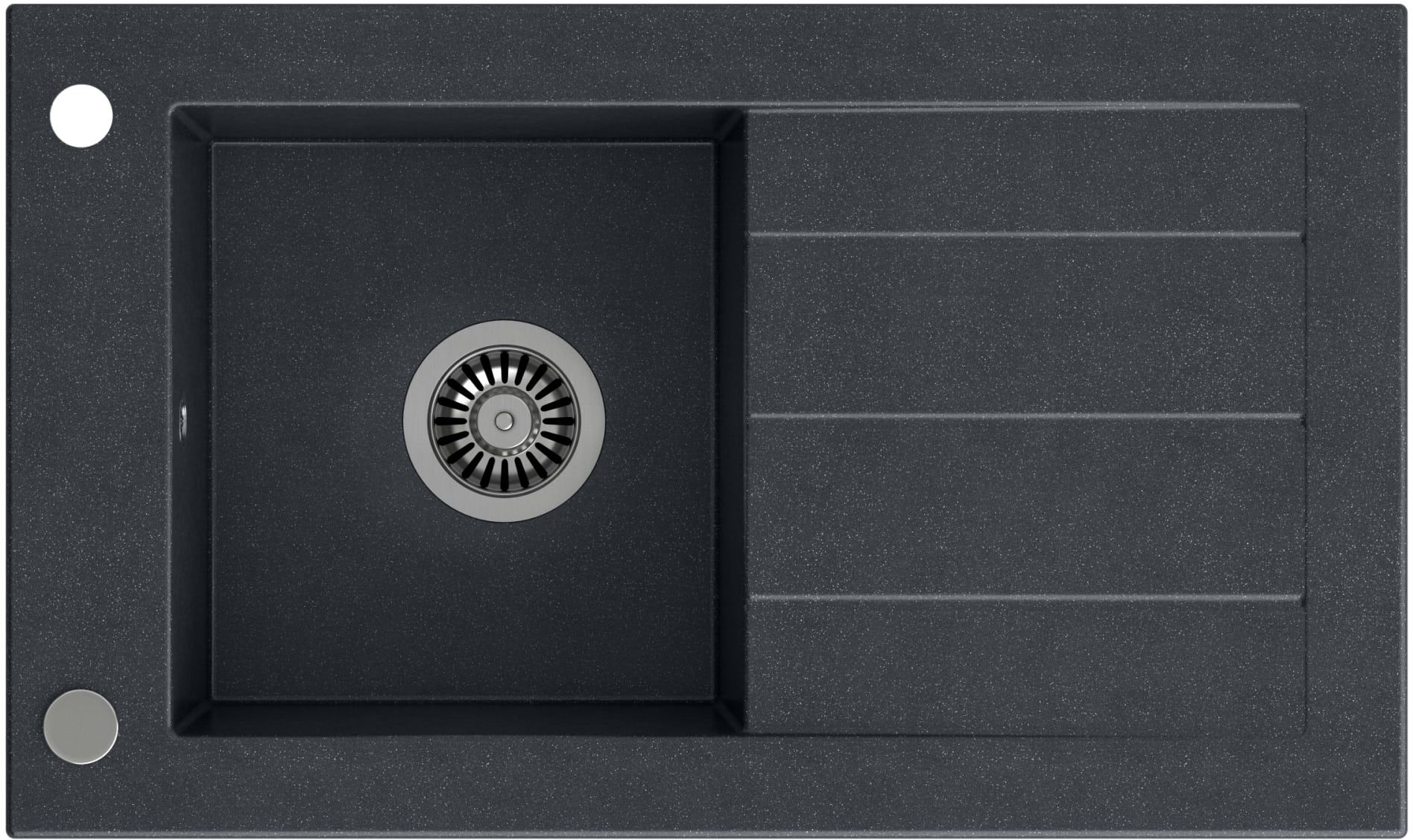 Quadron Will GraniteQ-Spüle 77.2x46 cm schwarz HCQW7846CZK