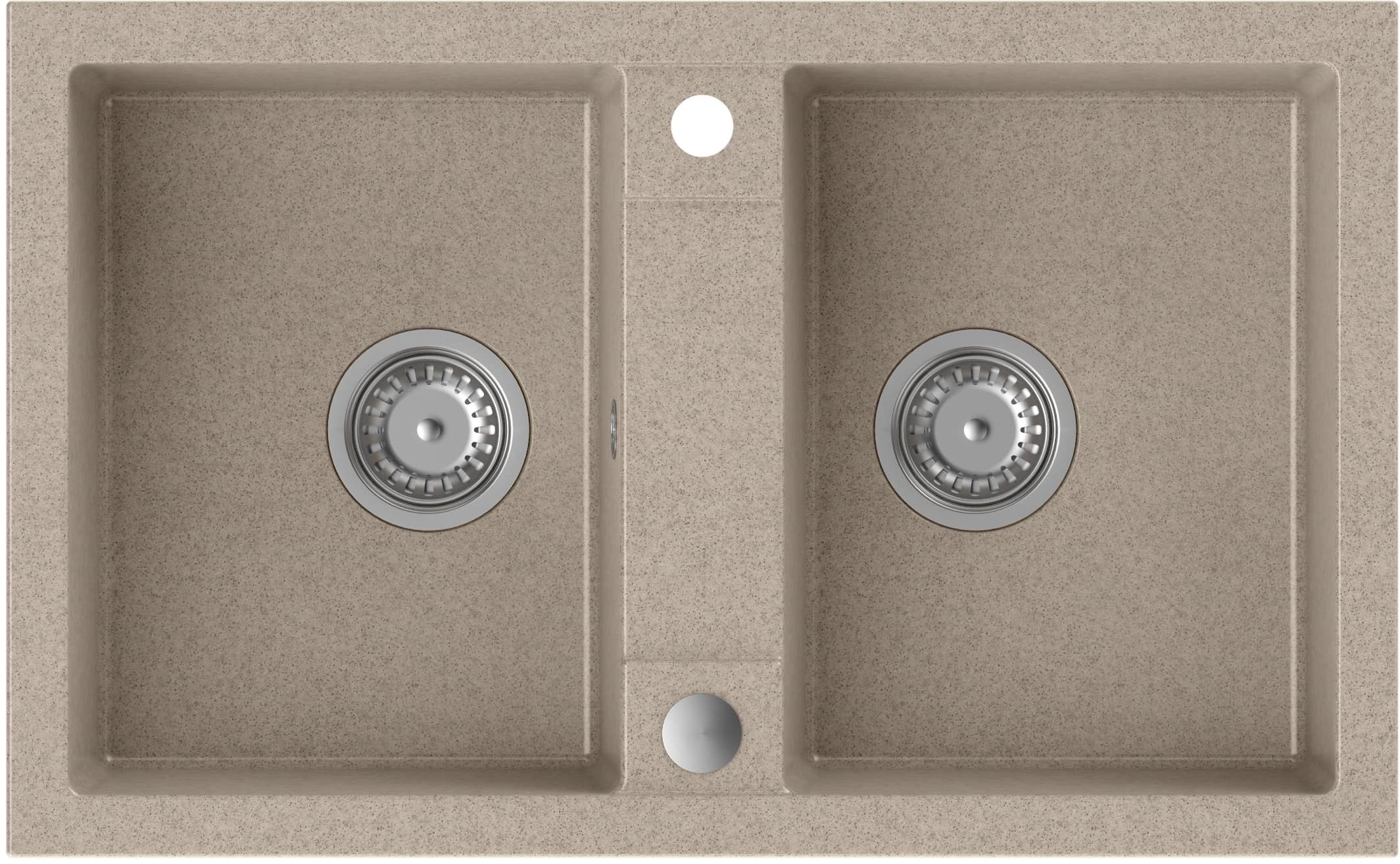 Quadron Denzel GraniteQ-Spüle 78x48 cm beige HDQ27848BEZK