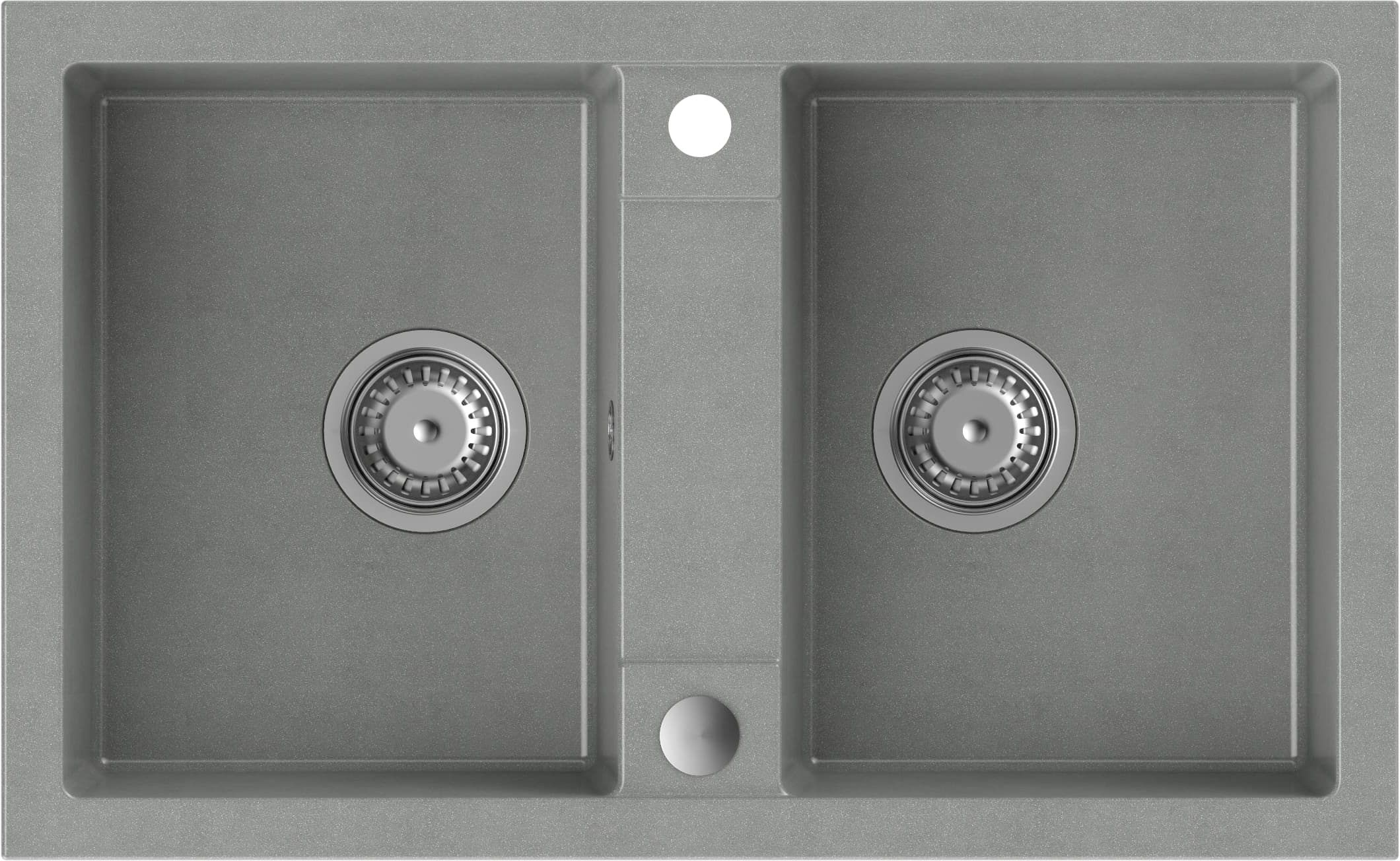 Quadron Denzel GraniteQ-Spüle 78x48 cm grau/graphit/onyx HDQ27848SZK