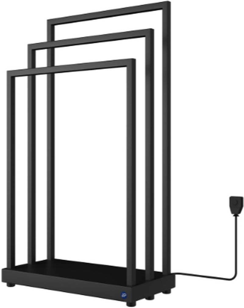 Instal Projekt Mobilo Electro 2 Elektrischer Heizkörper 90x50 cm schwarz MOBE2-50/90C31