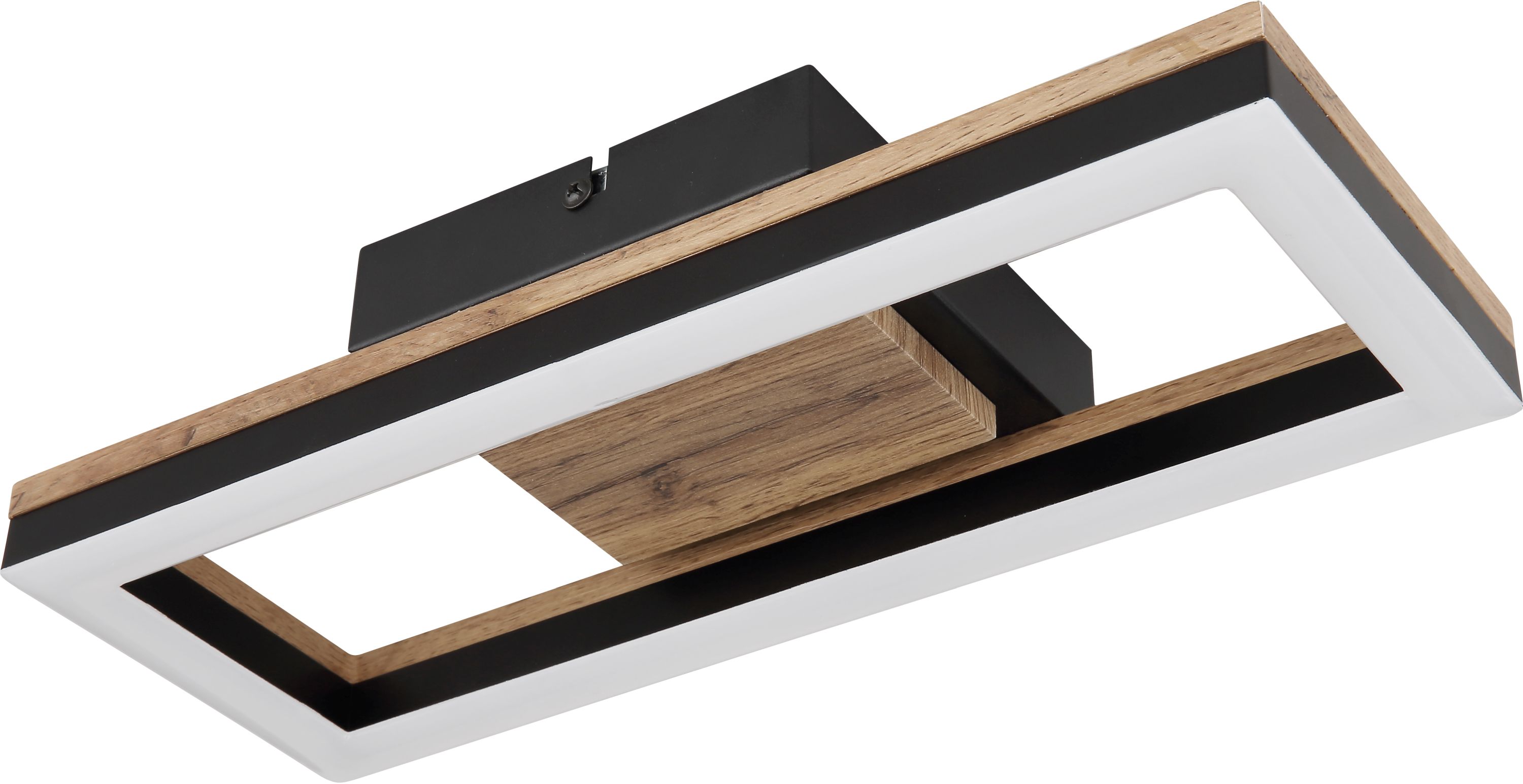 Globo Lighting Beatrix Deckenlampe 1x12 W schwarz-holz 67297D1