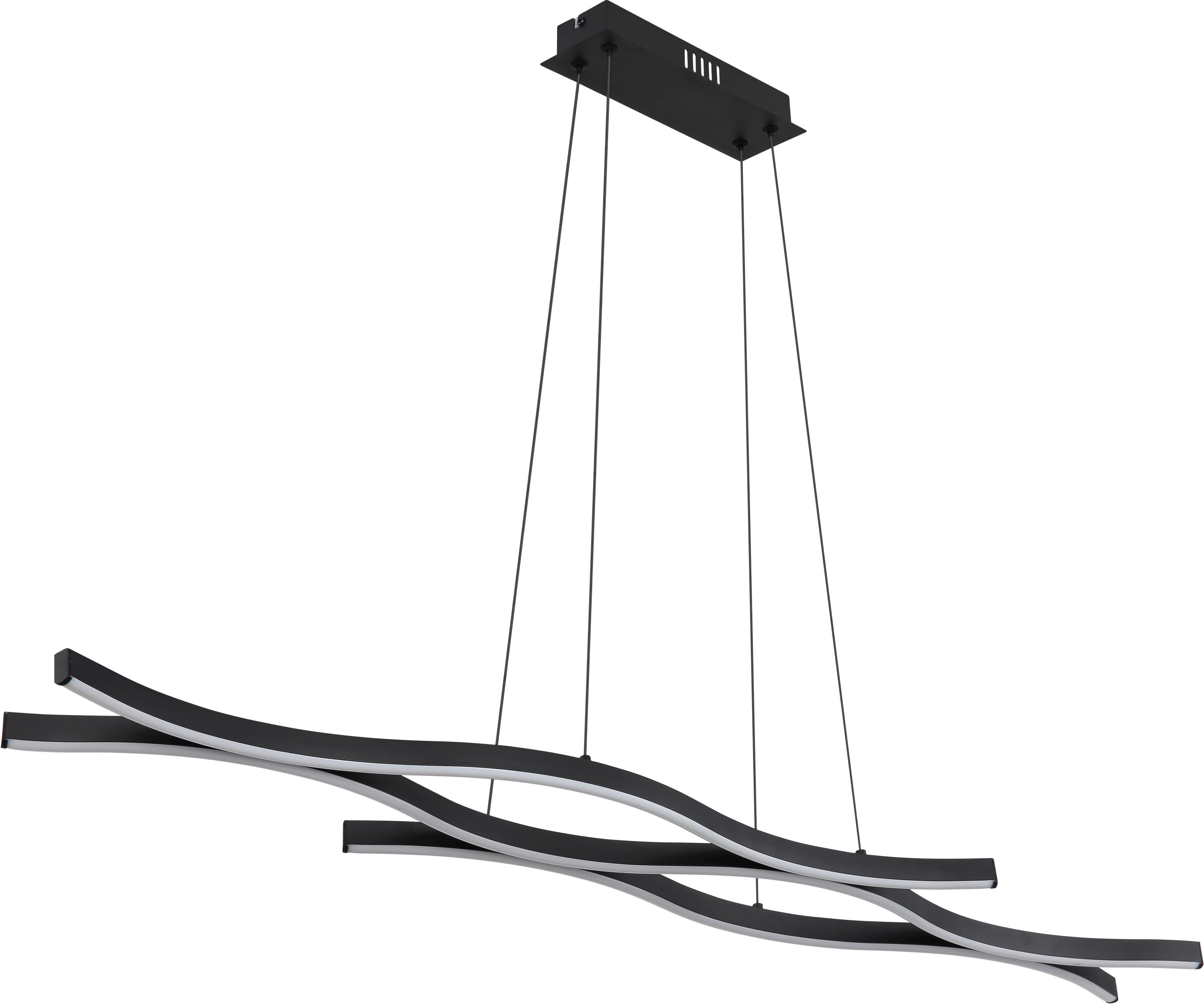 Globo Lighting Geronimo Pendelleuchte 3x35 W schwarz 67206H