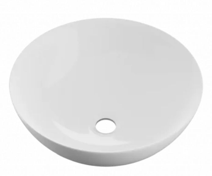 Excellent Luqa Waschbecken 40x40 cm rund Aufsatzwaschbecken weiß CEAC.6401.400.WH