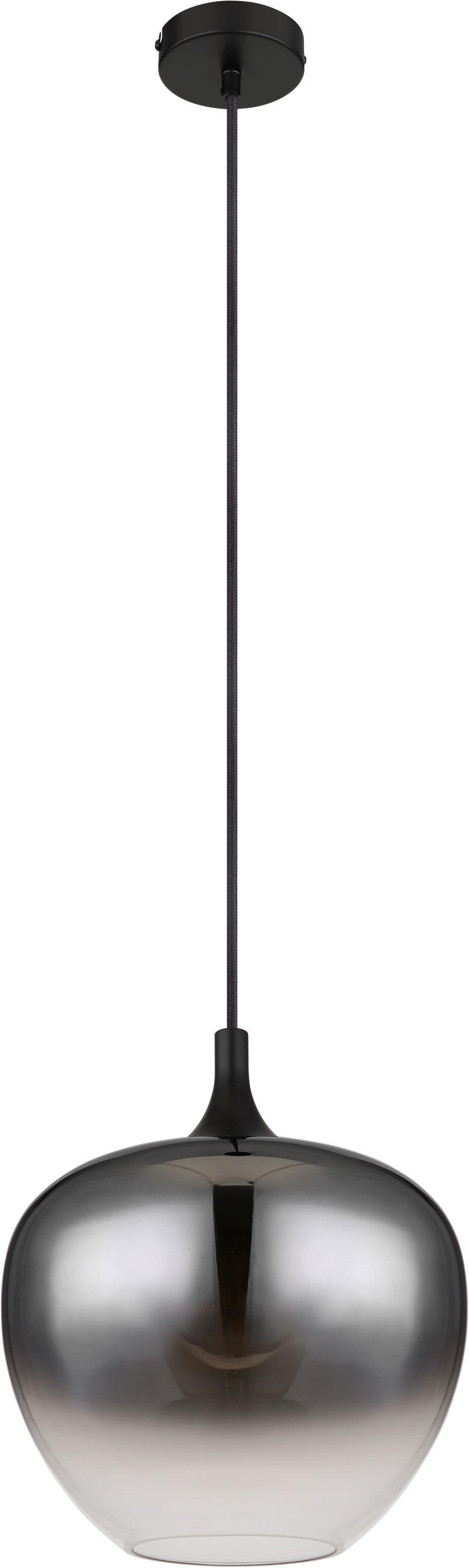 Globo Lighting Maxy Pendelleuchte 1x40 W schwarz-verraucht 15548H1