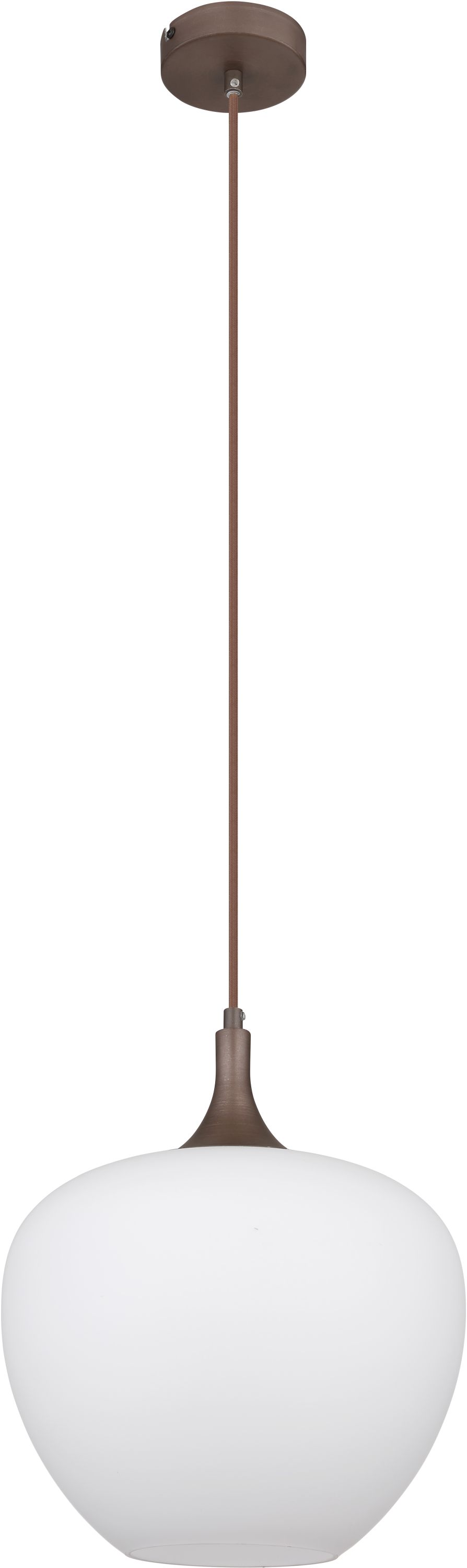 Globo Lighting Maxy Pendelleuchte 1x60 W weiß-kaffee 15548H1C