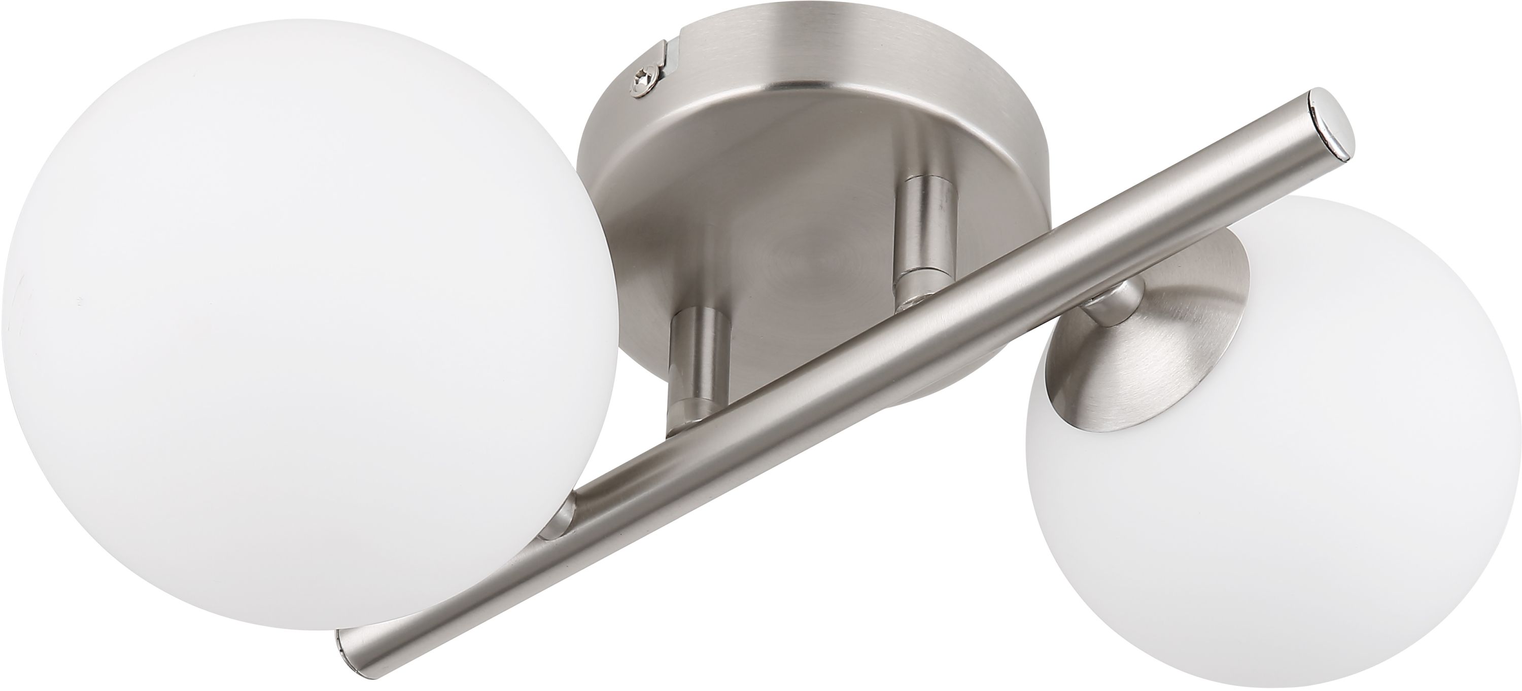 Globo Lighting Riha Leuchter 2x3.5 W weiß-nikel 56140-2W