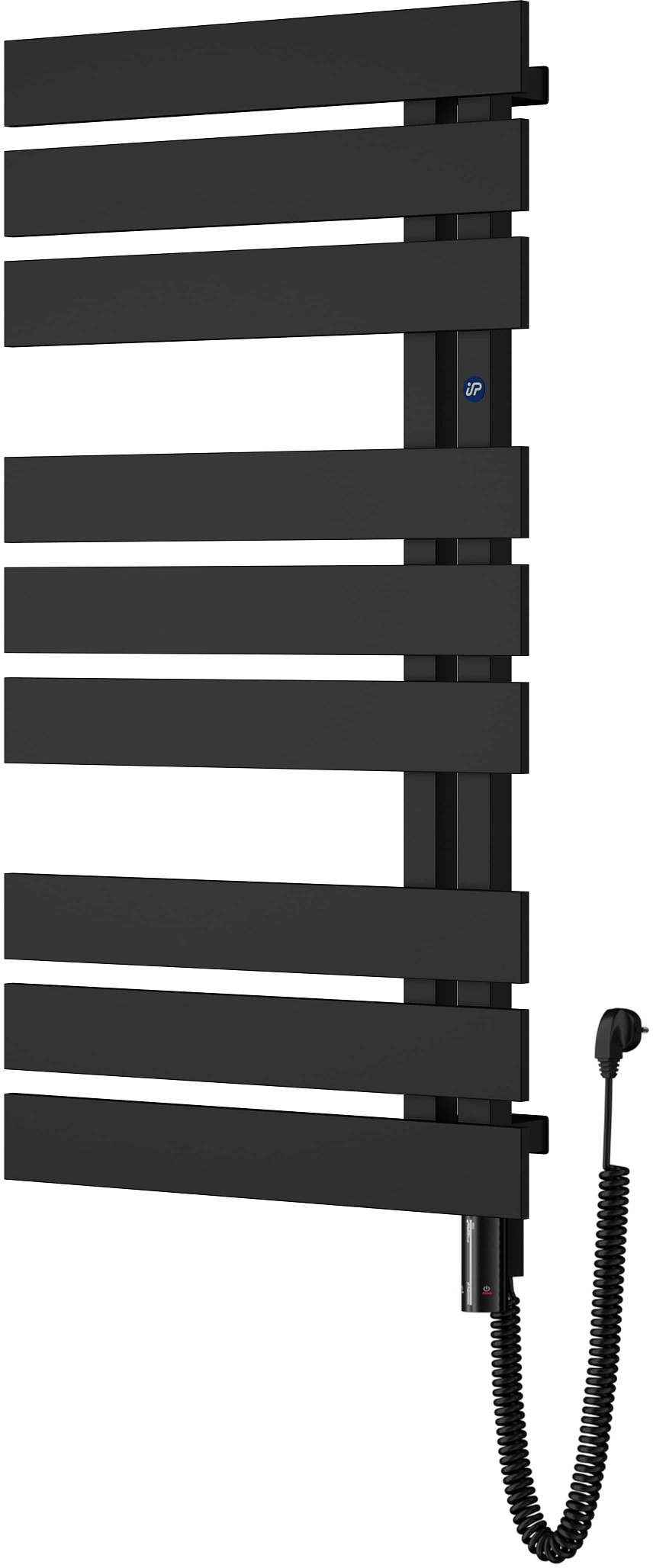 Instal Projekt Nameless Electro Elektrischer Heizkörper 93x40 cm schwarz NAME-40/90C75+GH-03C2