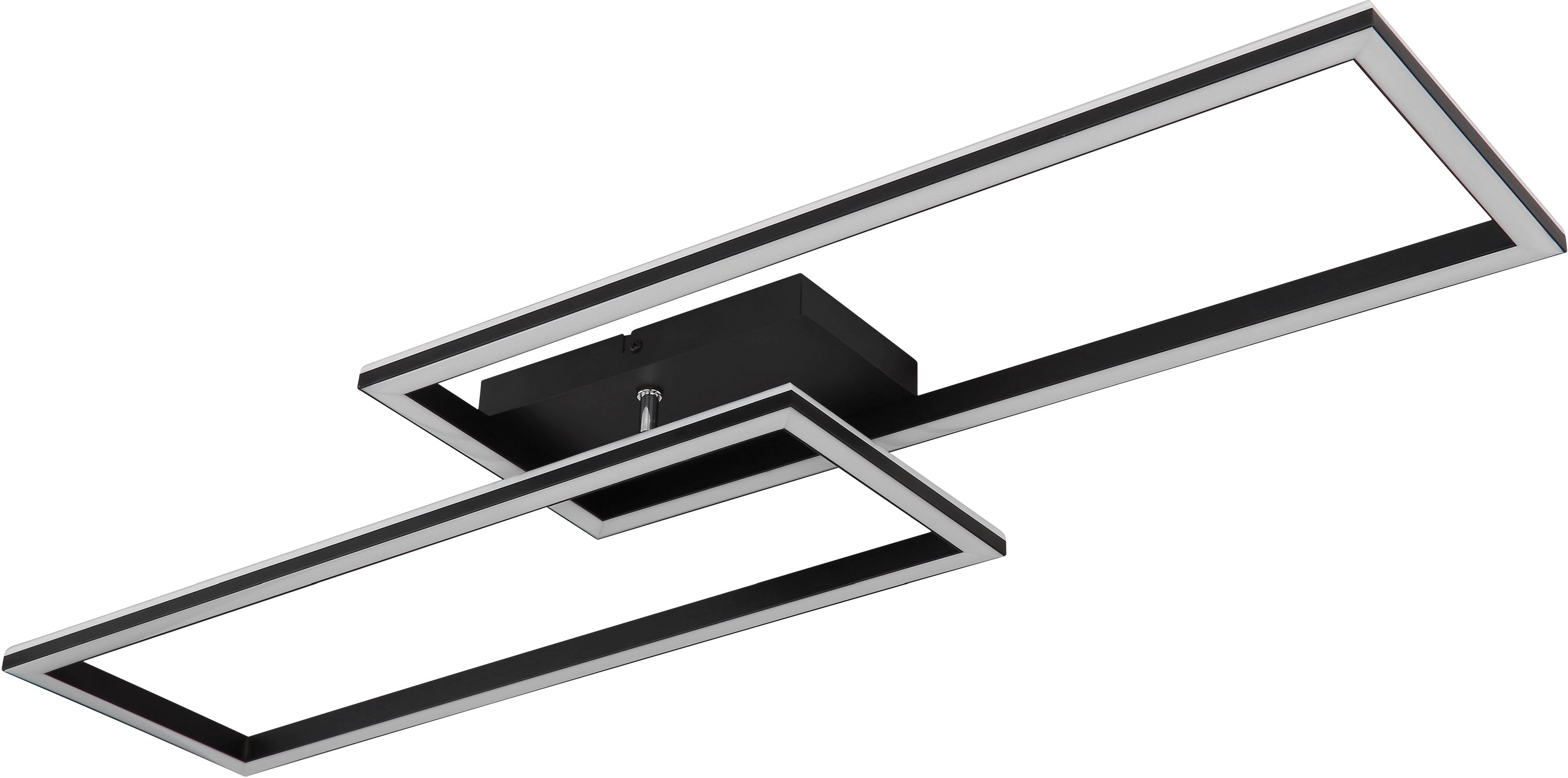 Globo Lighting Jeep Deckenlampe 2x40 W schwarz 67278-40