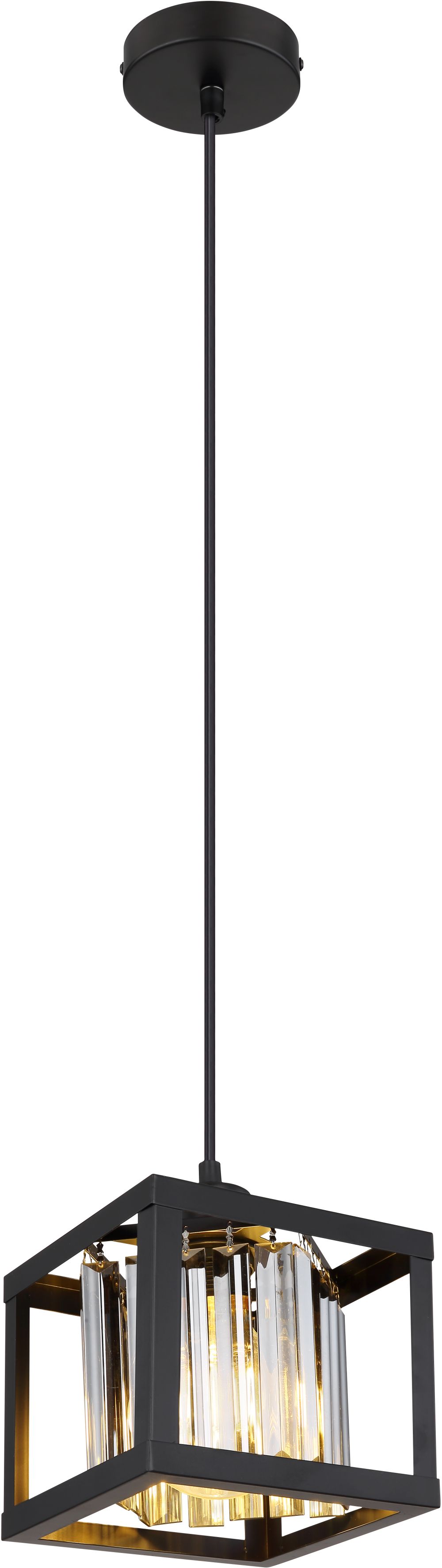 Globo Lighting Mathilde Pendelleuchte 1x40 W schwarz-verraucht 15697H