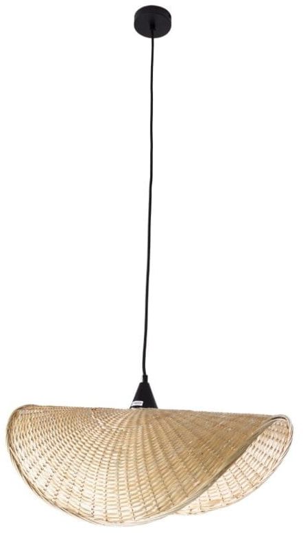 MaxLight Koshi Pendelleuchte 1x60 W schwarz-rattan P0498