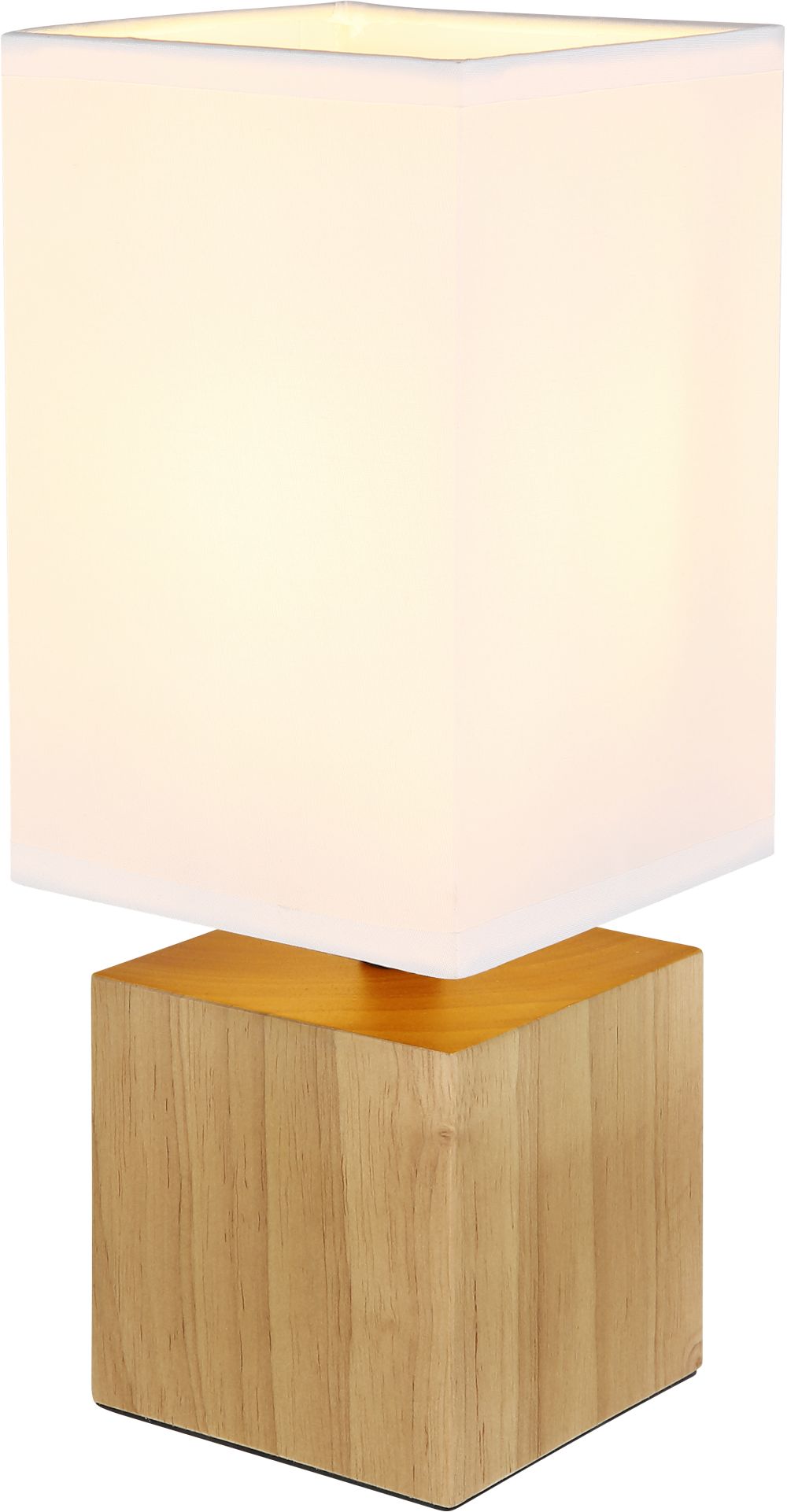 Globo Lighting Valentino Tischlampe 1x40 W weiß-holz 21628W