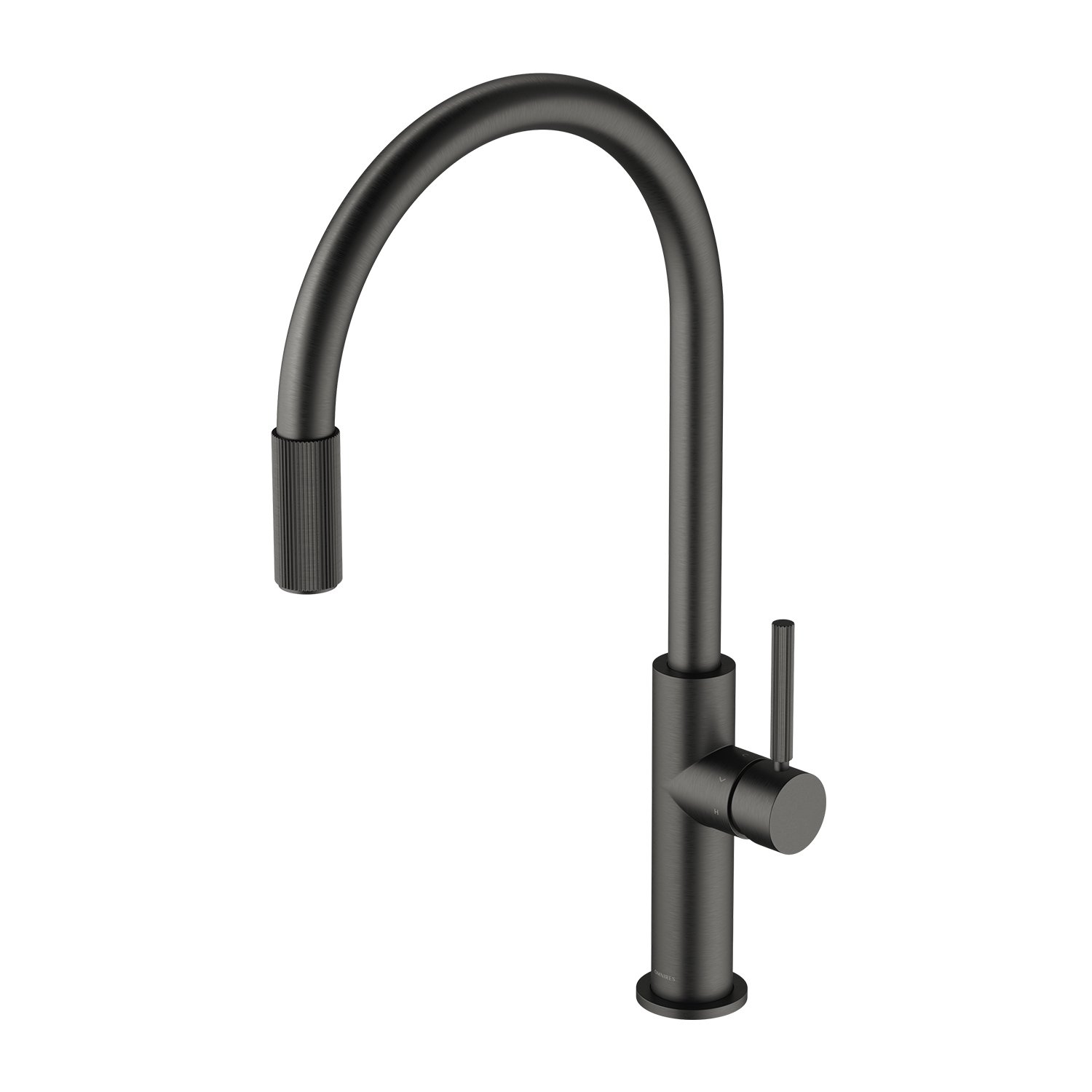 Omnires Switch Küchenarmatur mit Filter Stehend grafit/grau SW9057-FD1GR