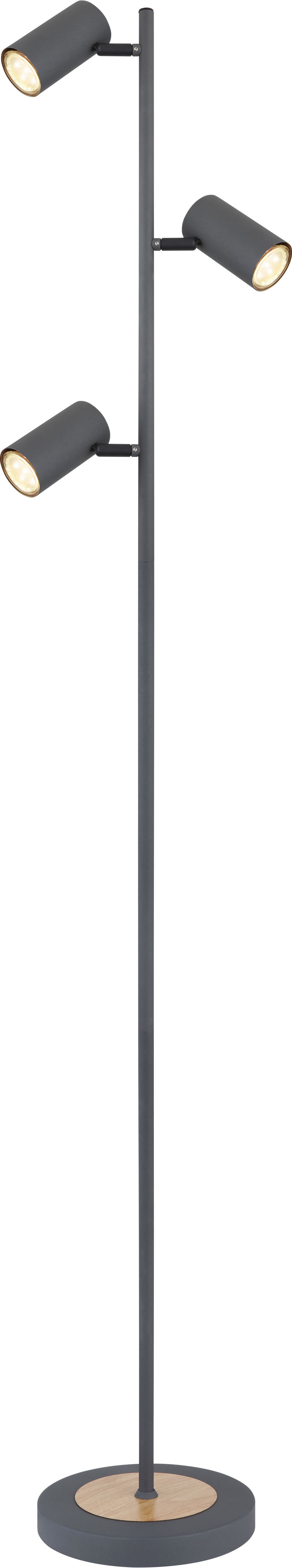Globo Lighting Robby Stehlampe 3x5 W graphit 57910SG
