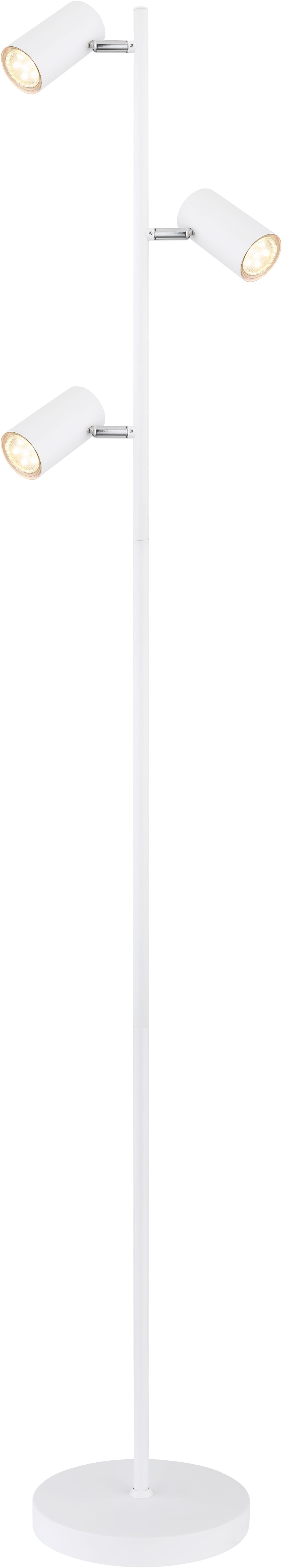 Globo Lighting Robby Stehlampe 3x5 W weiß 57910SW