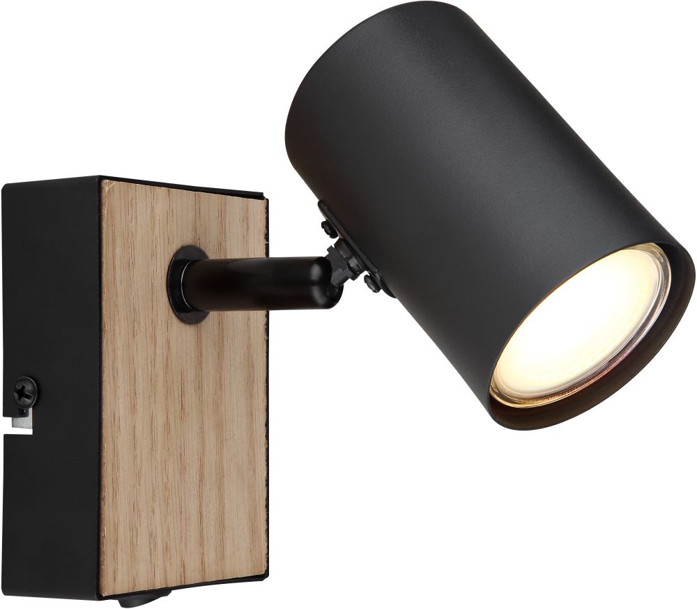 Globo Lighting Robby Leuchter 1x35 W schwarz-holz 57911-1BW