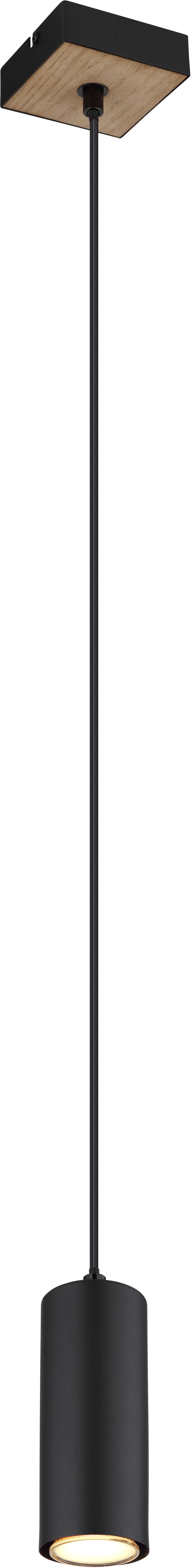 Globo Lighting Robby Pendelleuchte 1x35 W schwarz-holz 57911HBW