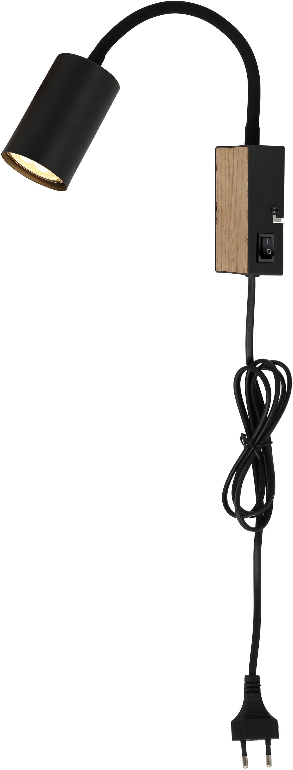 Globo Lighting Robby Leuchter 1x35 W schwarz-holz 57911WBW