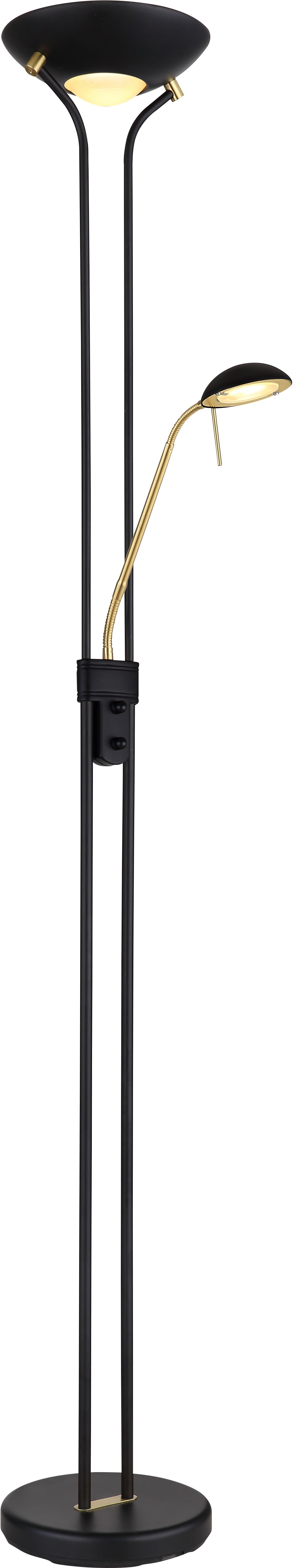 Globo Lighting Leonas Stehlampe x20 W schwarz-messing 59020B