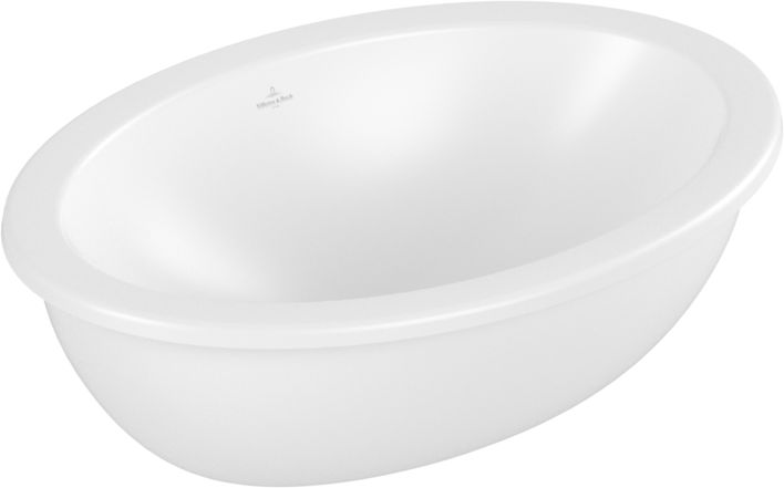 Villeroy & Boch Loop & Friends waschbecken 56x38 cm oval unterblattig weiß 4A5500RW