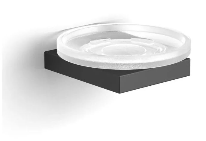 Stella Kobe Seifenschale Wand schwarz-weiß 10.420-B