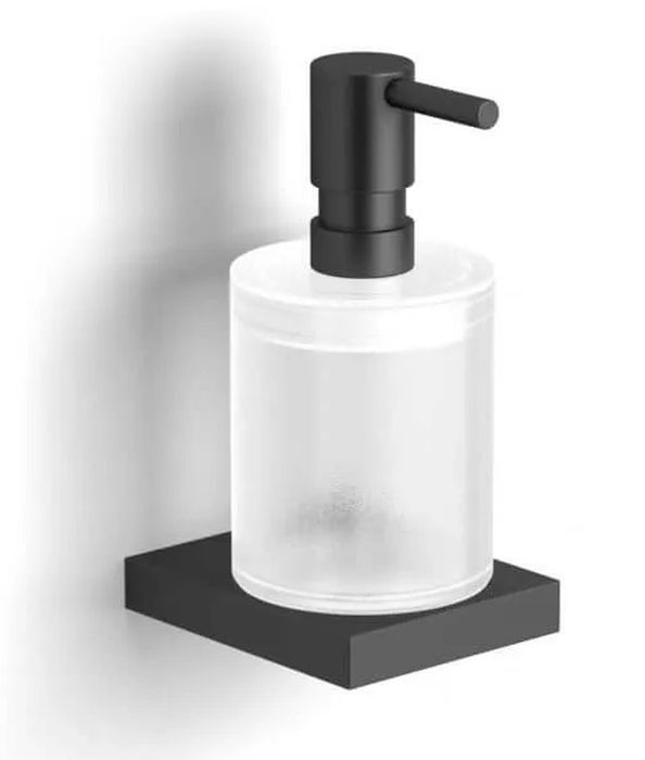 Stella Kobe Seifenspender 250 ml schwarz-glas 10.423-B