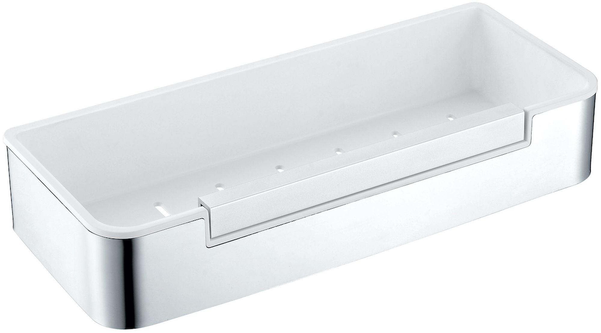 Stella Badezimmerkorb stahl-weiß 16.069