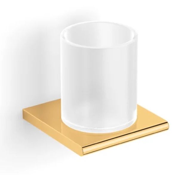 Stella Milano Zahnputzbecher weiß-gold 12.411-G