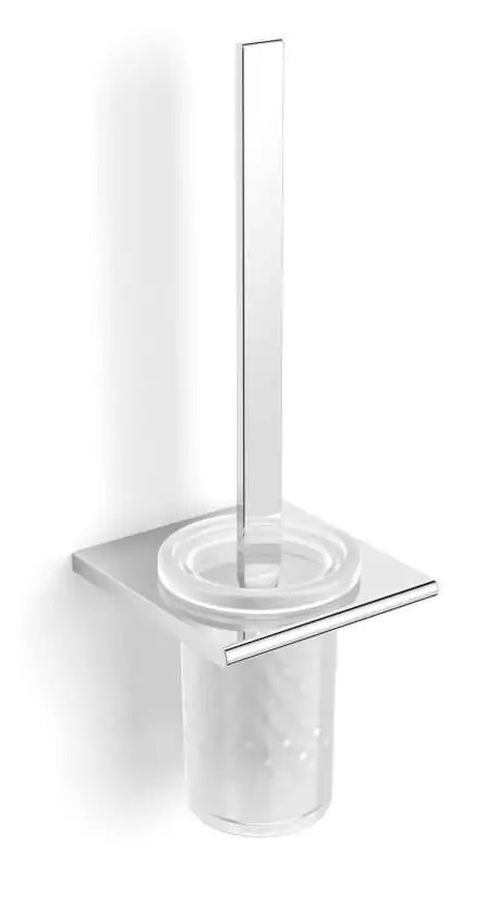 Stella Milano Klobürste verschraubt chrom-glas 12.430