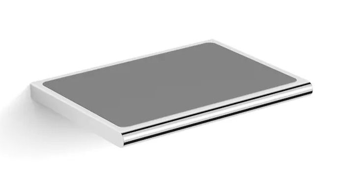 Stella Milano Badezimmerregal 14 cm chrom 12.444