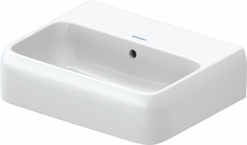 Duravit Qatego Waschbecken 45x35 cm rechteckig Aufsatzwaschbecken weiß 0746450060