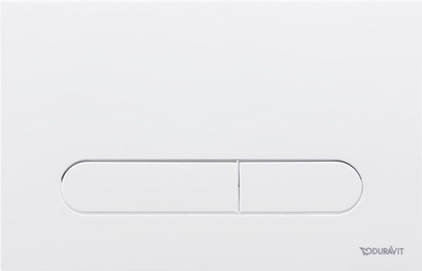 Duravit DuraSystem Betätigungsplatte für Toilette weiß WD5009011000