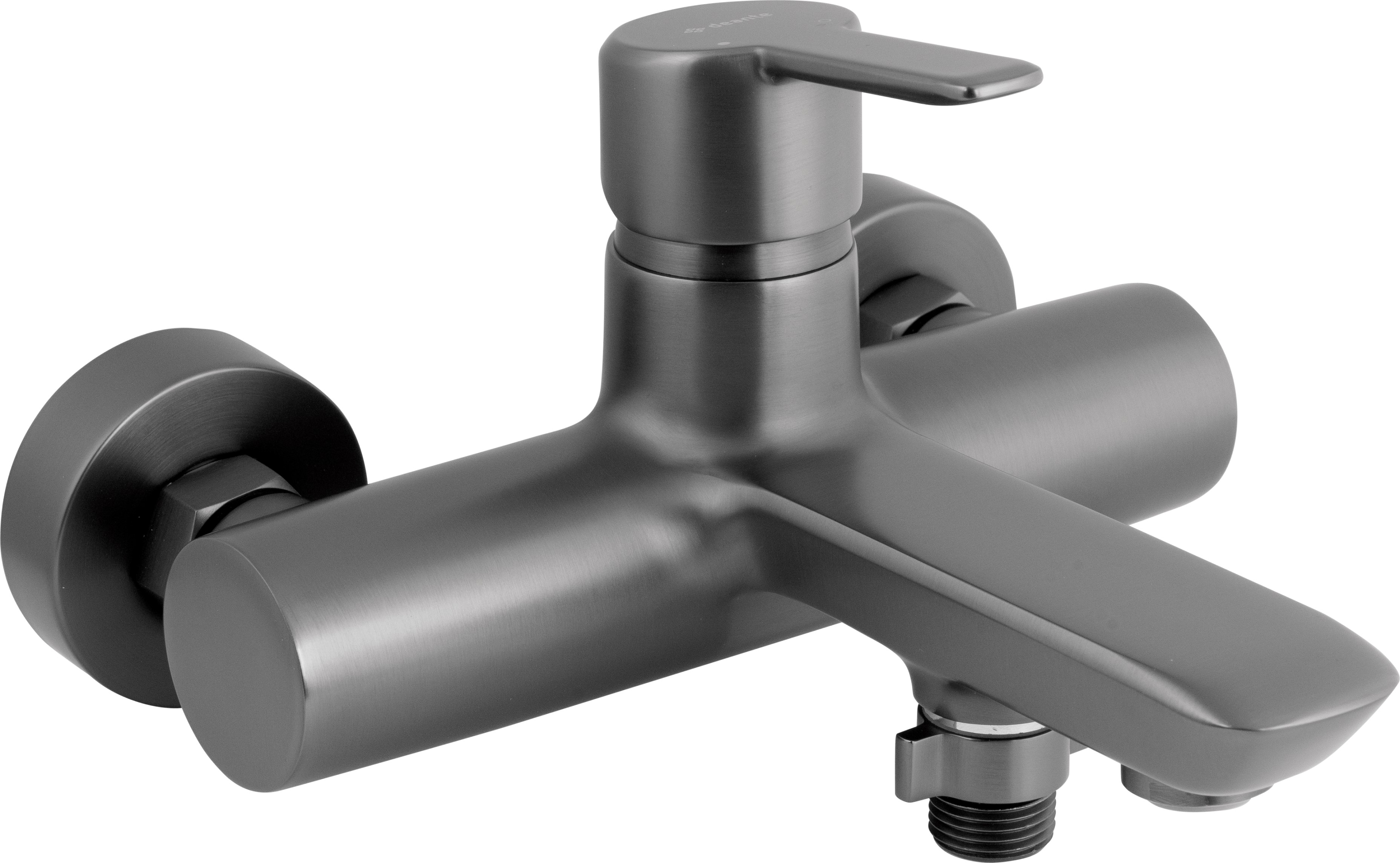 Deante Arnika Badewannen- und Duscharmatur Wandmontage graphit BQAD10N