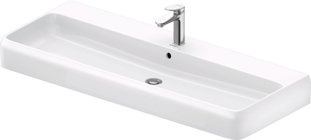 Duravit Qatego Waschbecken 120x47 cm rechteckig Möbel weiß 2382120000
