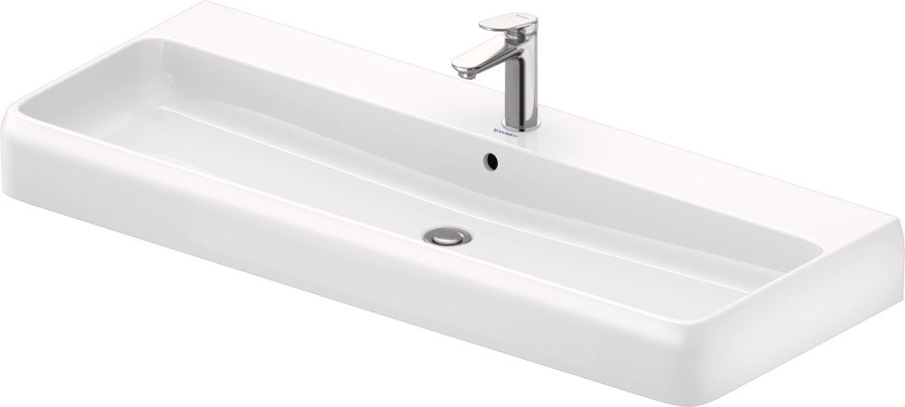 Duravit Qatego Waschbecken 120x47 cm rechteckig Möbel weiß 2382120027