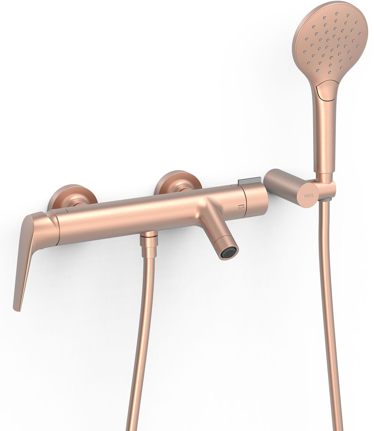 Tres Fuji Badewannen- und Duscharmatur Wandmontage || 28117001OPM