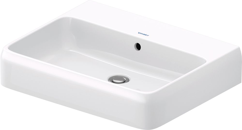 Duravit Qatego Waschbecken 60x47 cm rechteckig Möbel weiß 2382600060