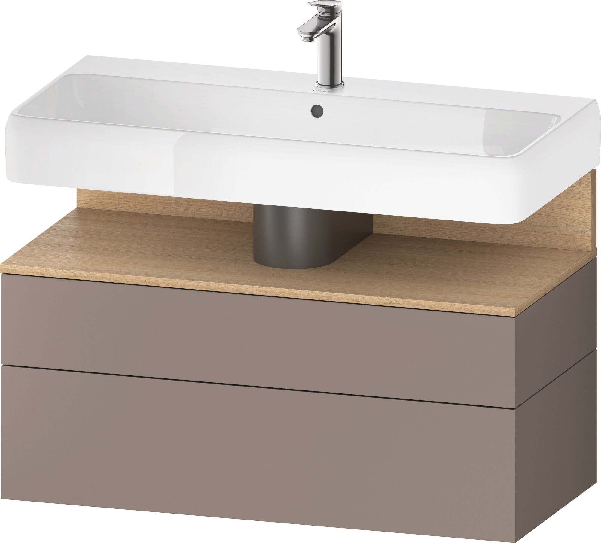 Duravit Qatego Kabinett 99x47x59 cm Unterschrank hängend eiche QA4395030430010