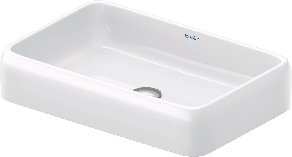 Duravit Qatego Waschbecken 60x40 cm rechteckig Möbel weiß 2383600079
