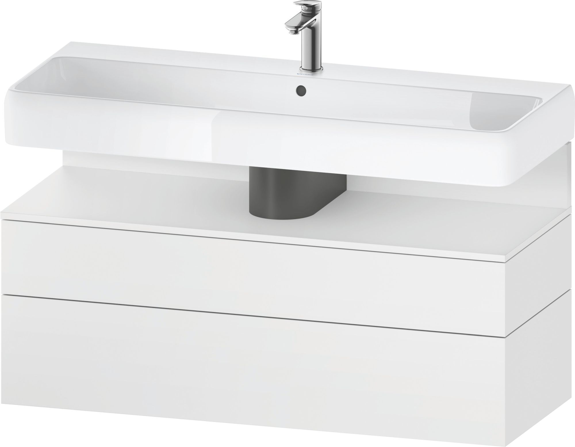 Duravit Qatego Kabinett 119x47x59 cm Unterschrank hängend weiß QA4396018180010