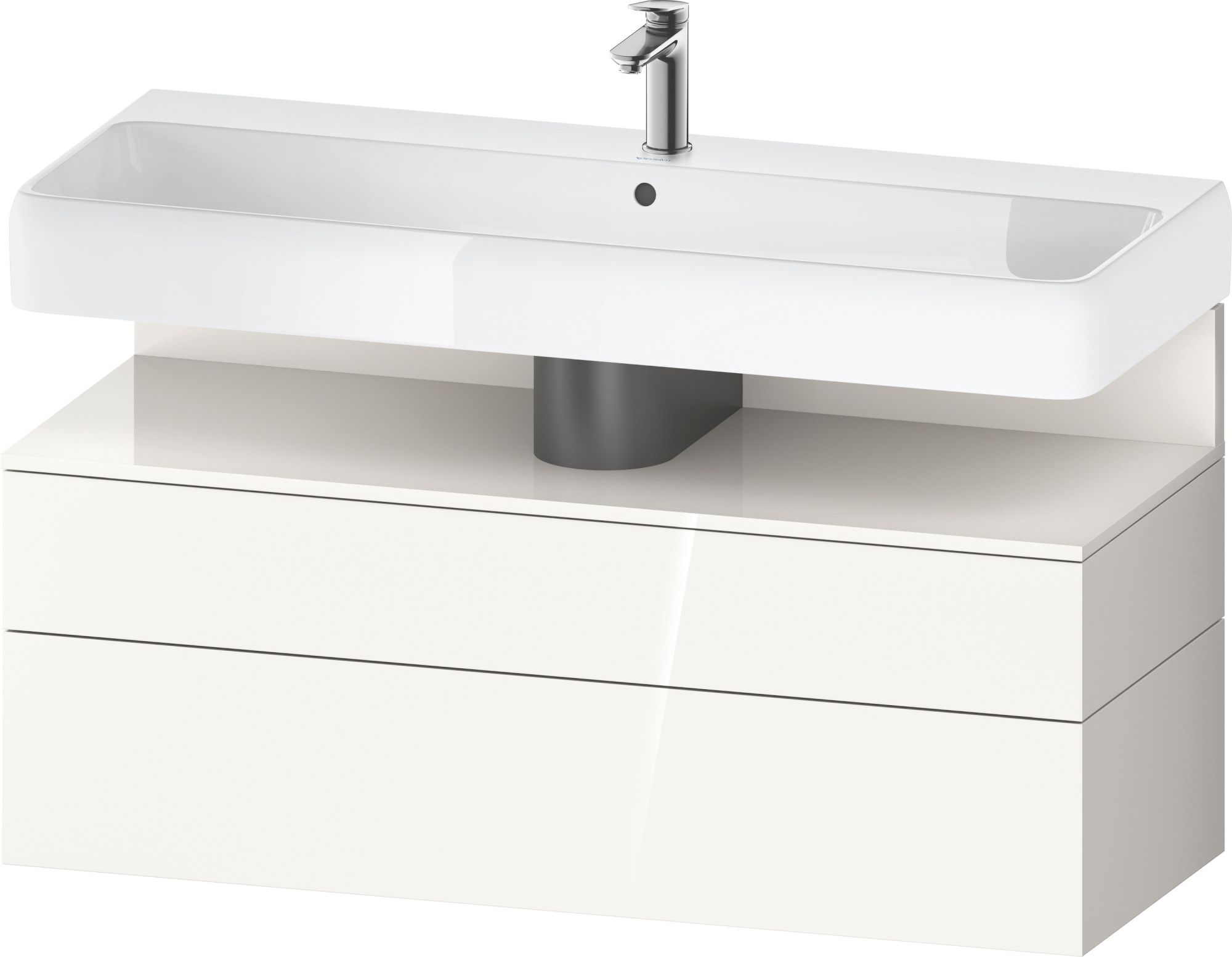Duravit Qatego Kabinett 119x47x59 cm Unterschrank hängend weiß QA4396022220010