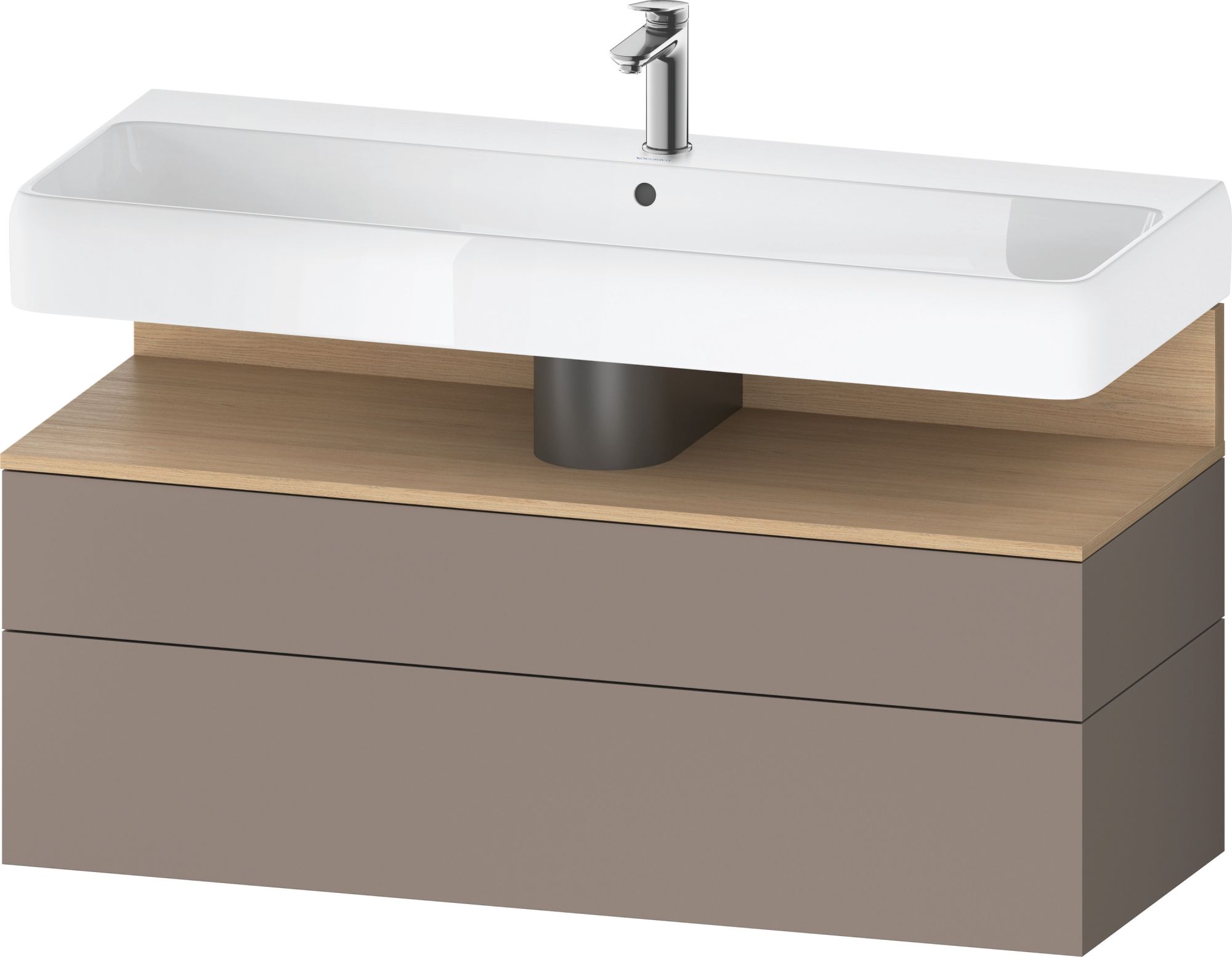 Duravit Qatego Kabinett 119x47x59 cm Unterschrank hängend eiche QA4396030430010