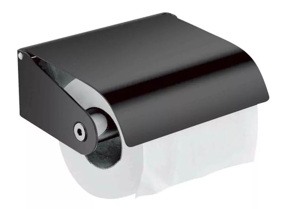 Stella Klopapierhalterung schwarz 21.005-B